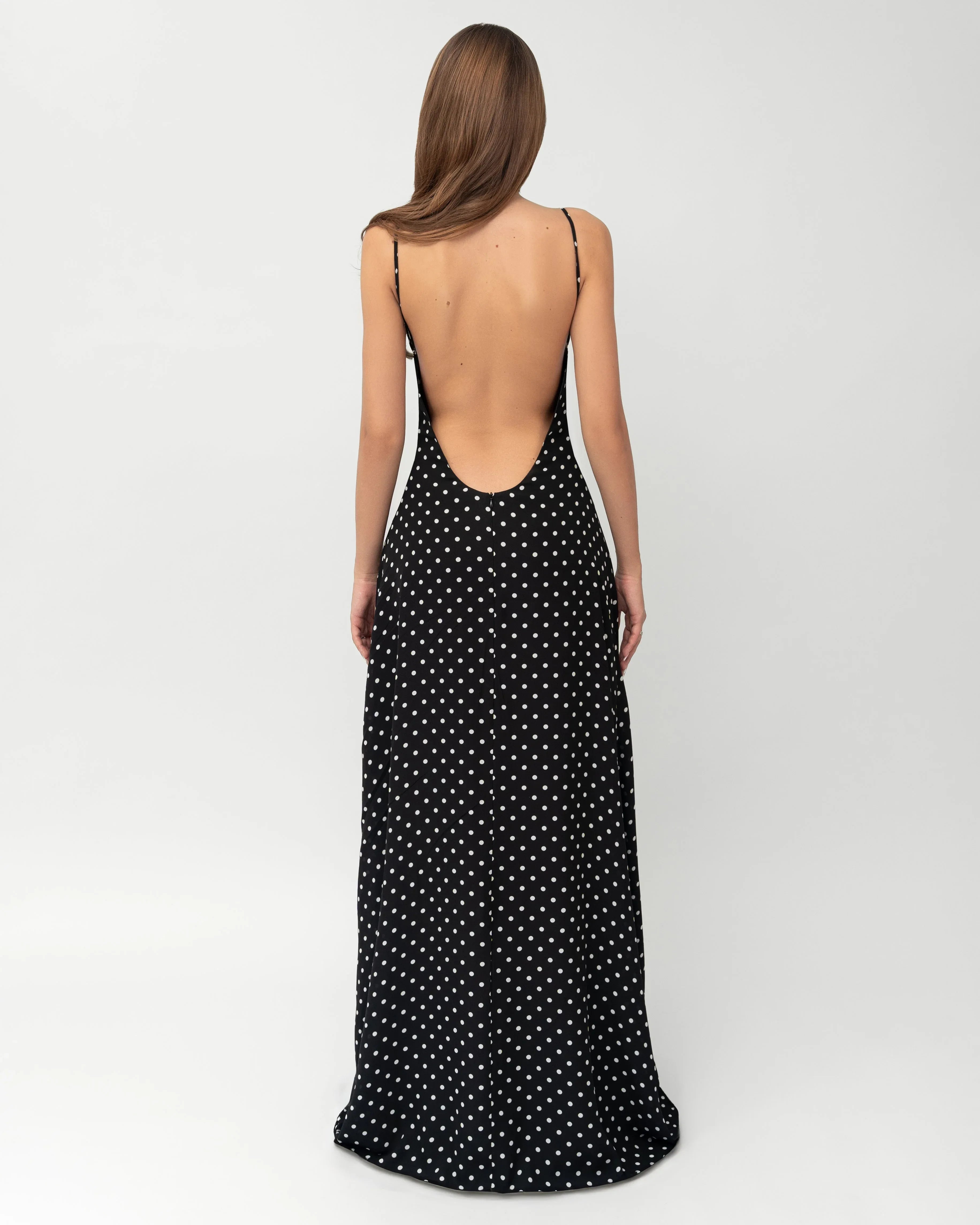 Midnight Muse Polka Maxi