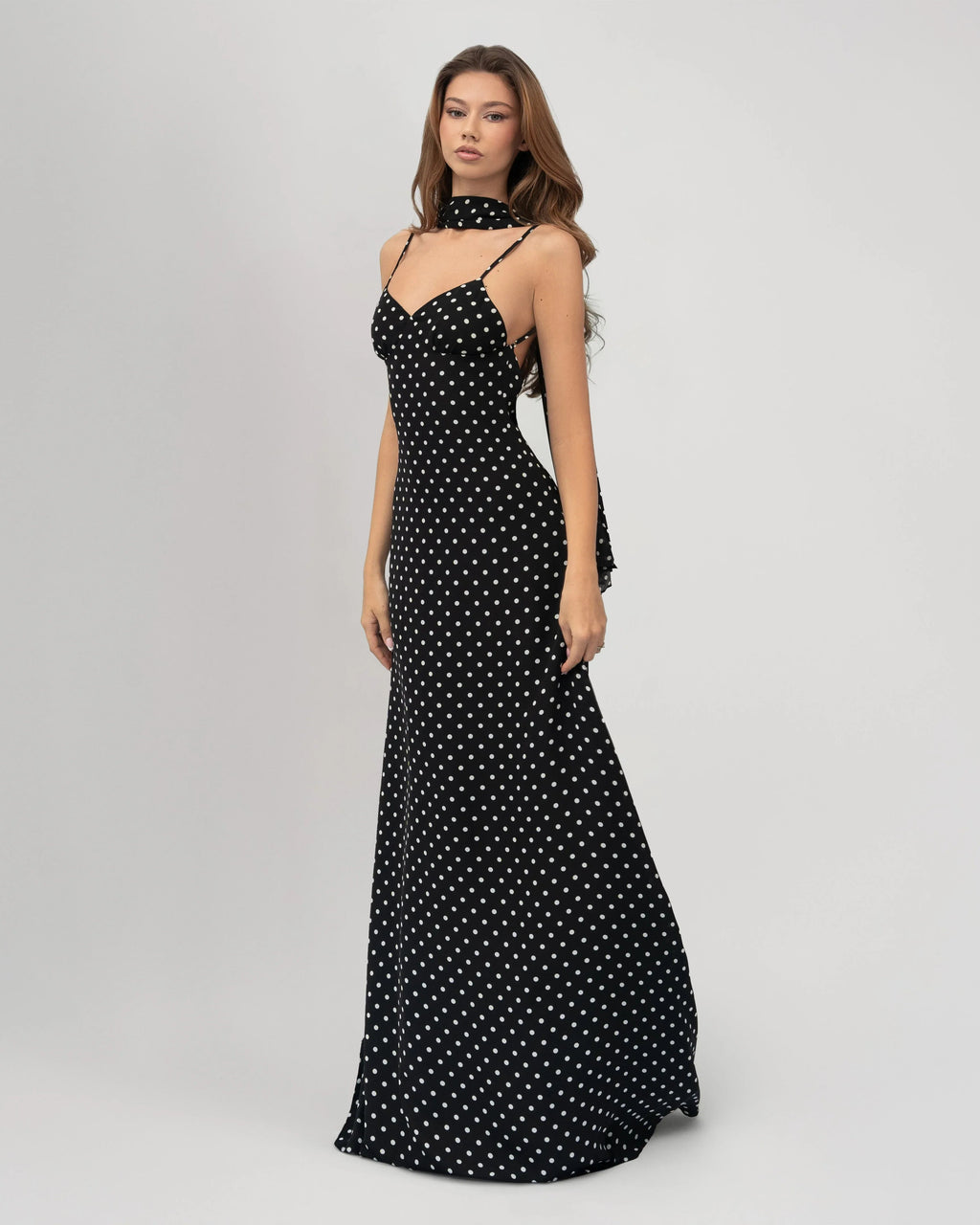 Midnight Muse Polka Maxi