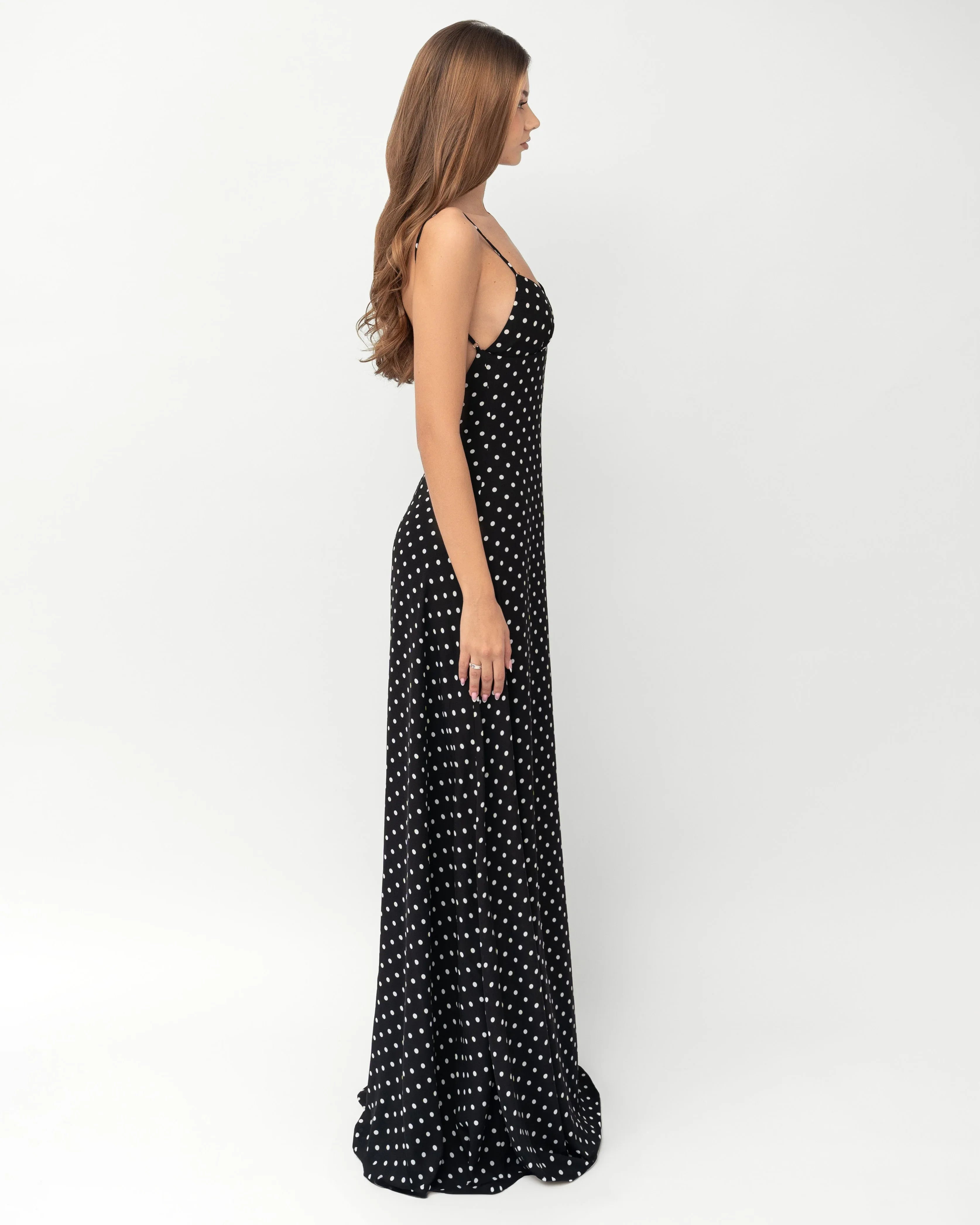 Midnight Muse Polka Maxi