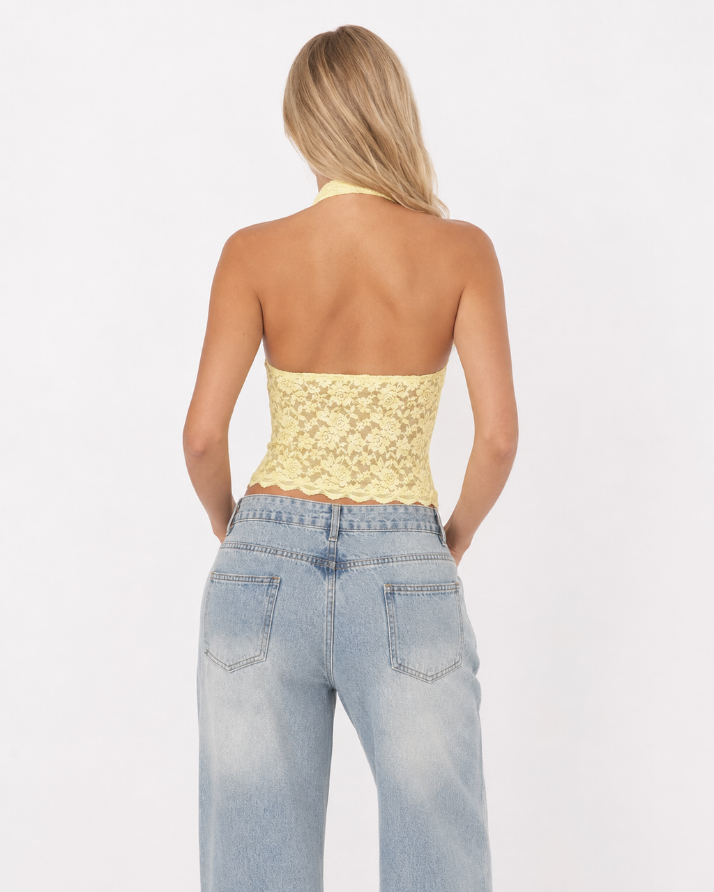 It Girl Lace Halter Top