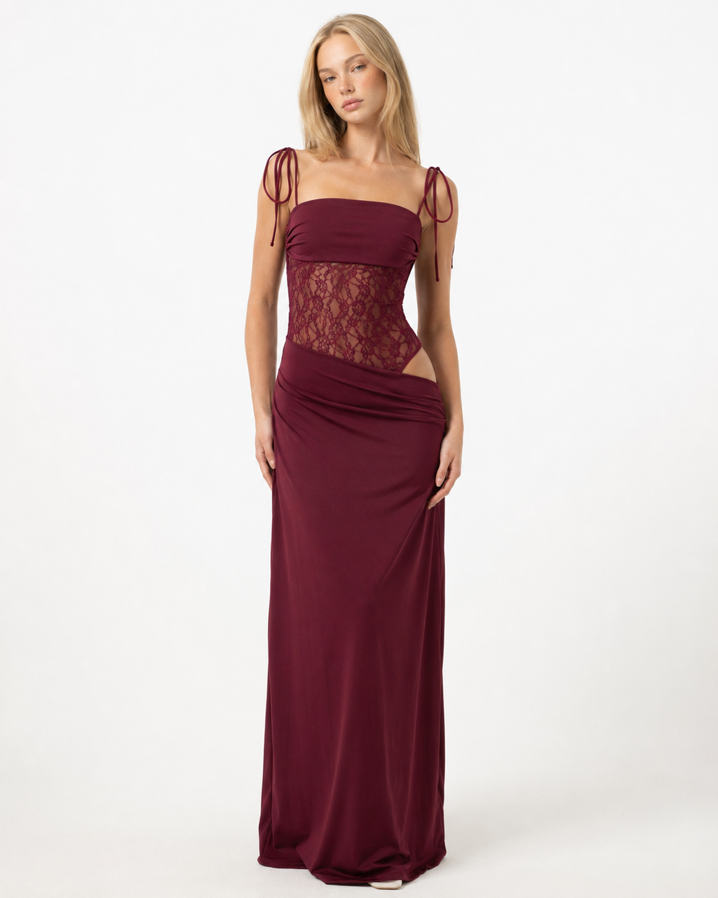 ARIA | Lace Panel Maxi