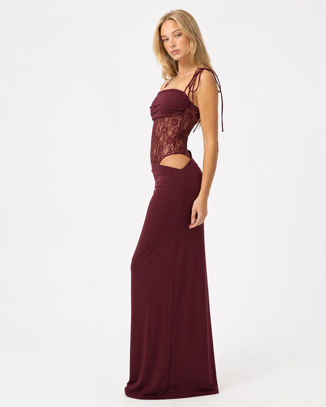 ARIA | Lace Panel Maxi