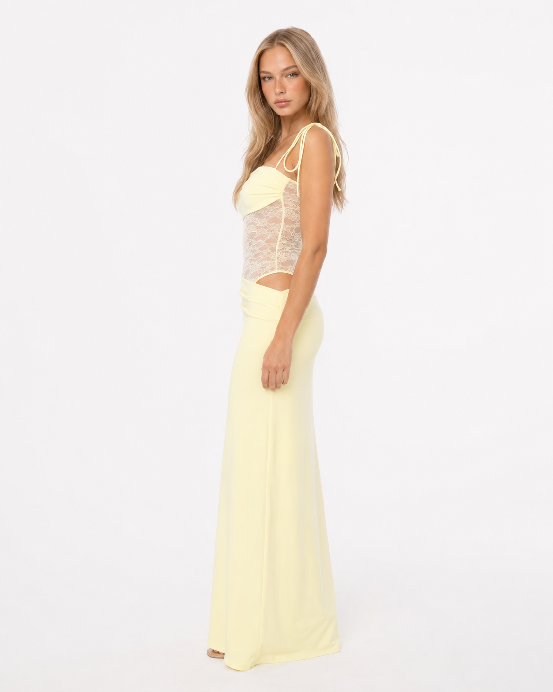 ARIA | Lace Panel Maxi