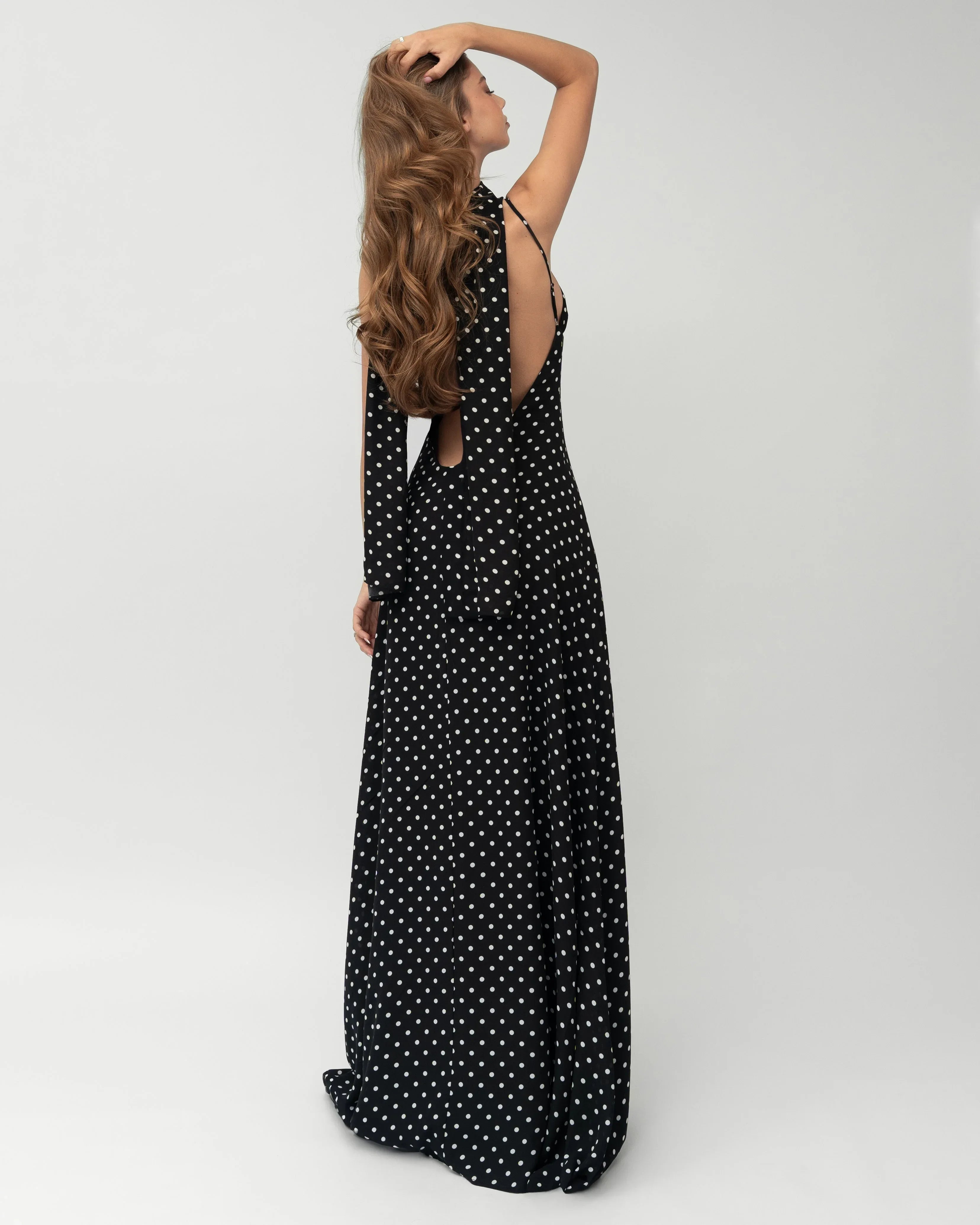 Midnight Muse Polka Maxi