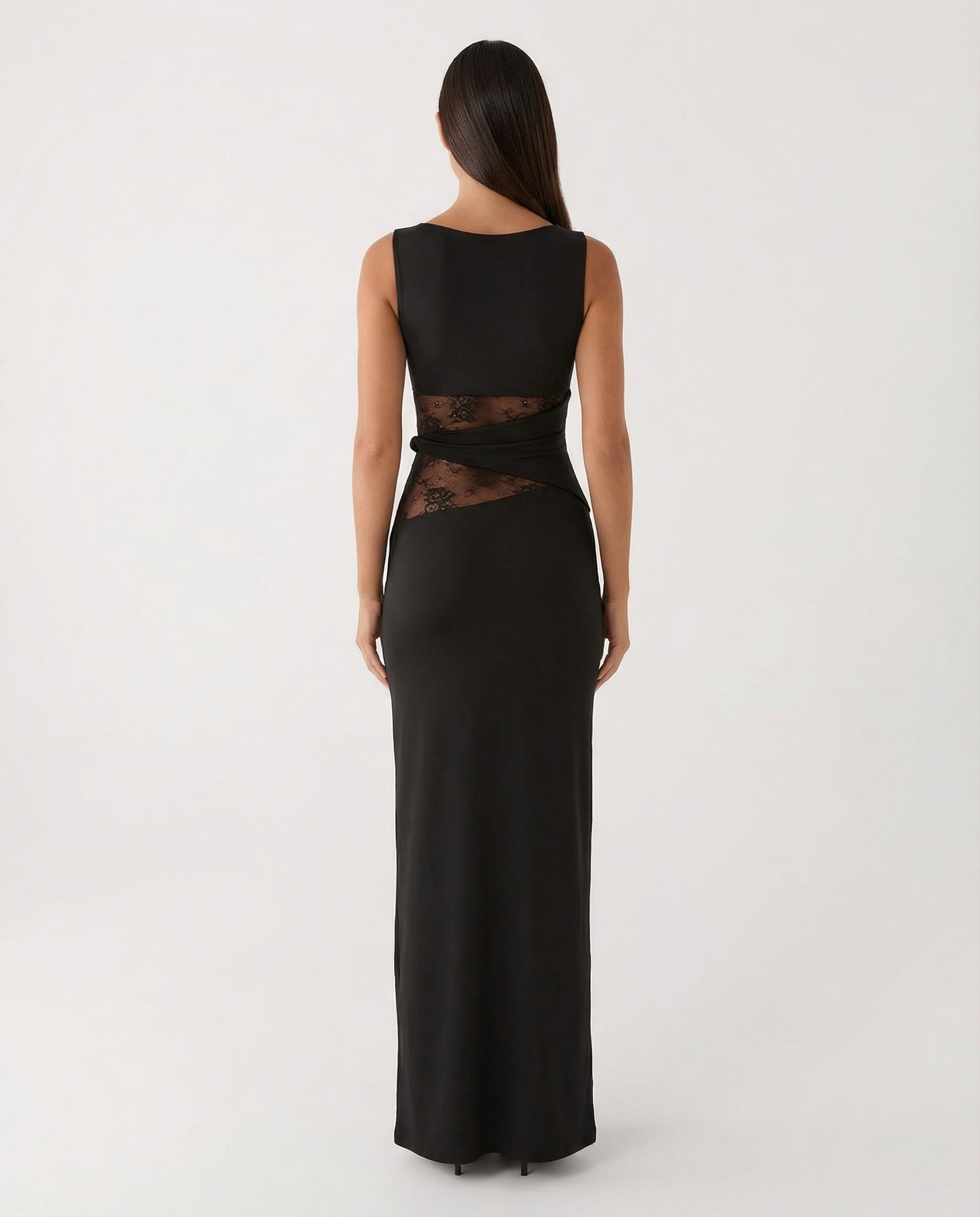 Lace Illusion Maxi