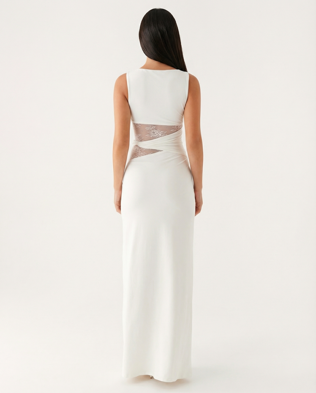 Lace Illusion Maxi