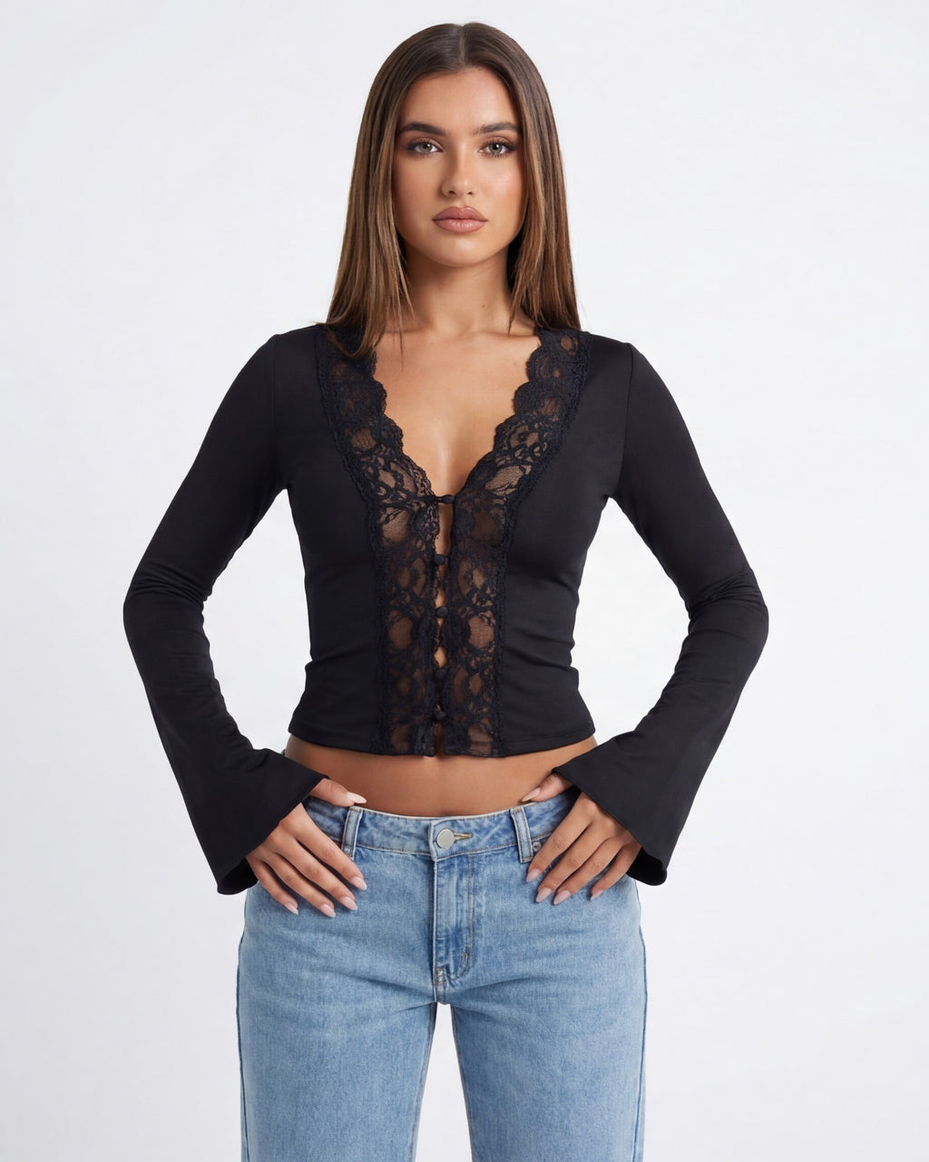 Lace Muse Long Sleeve Top