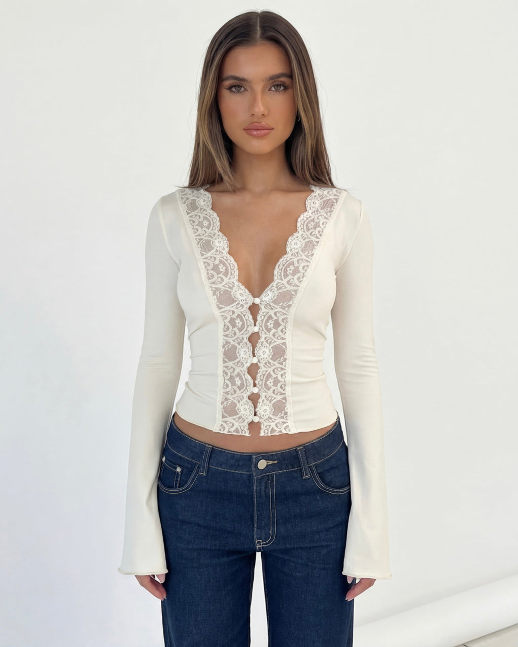 Lace Muse Long Sleeve Top