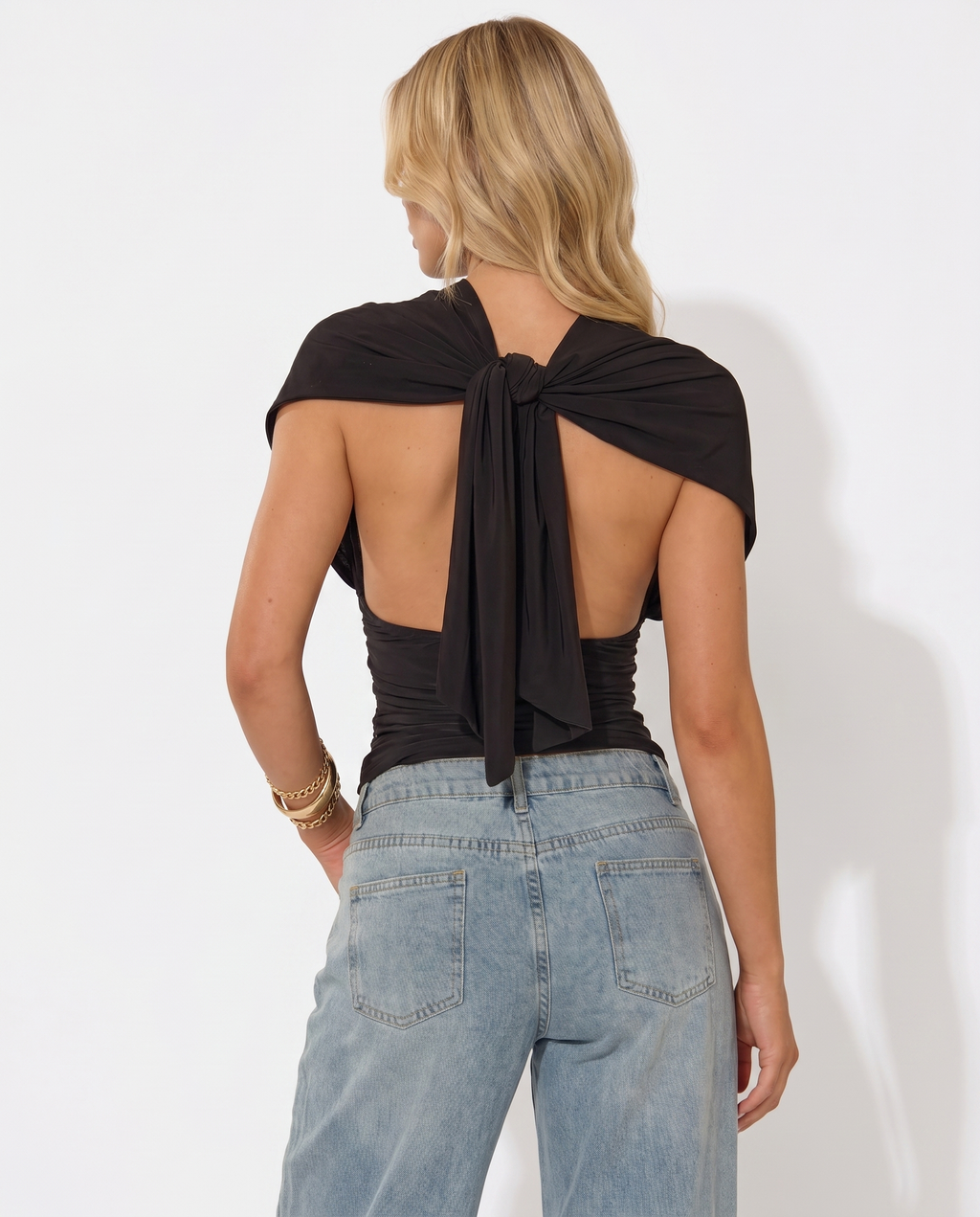 Blush Muse Open Back Top
